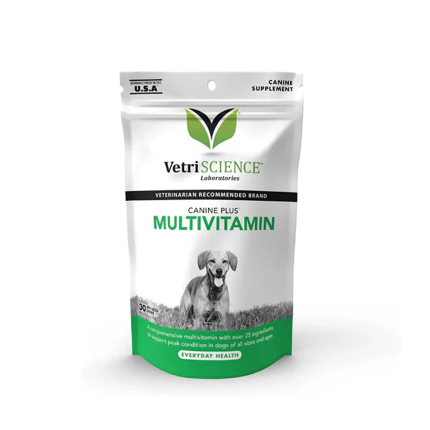 VetriScience - Canine Plus Multivitamin 30 Bite-Sized Chew 狗隻綜合營養功能可咀嚼小食