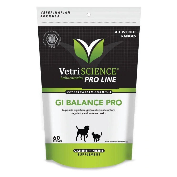 VetriScience - GI Balance PRO Bite-Sized Chews (Intestinal Health) 貓狗用消化道健康 (60片裝)