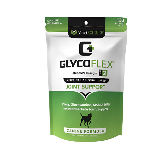 VetriScience - Glyco Flex 2 狗隻關節保健咀嚼肉粒 (120粒-包裝)