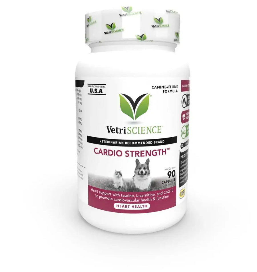 VetriScience - Cardio Strength (Heart Supplement For Dogs & Cats) 貓犬心臟支援補充膠囊 (原裝行貨)