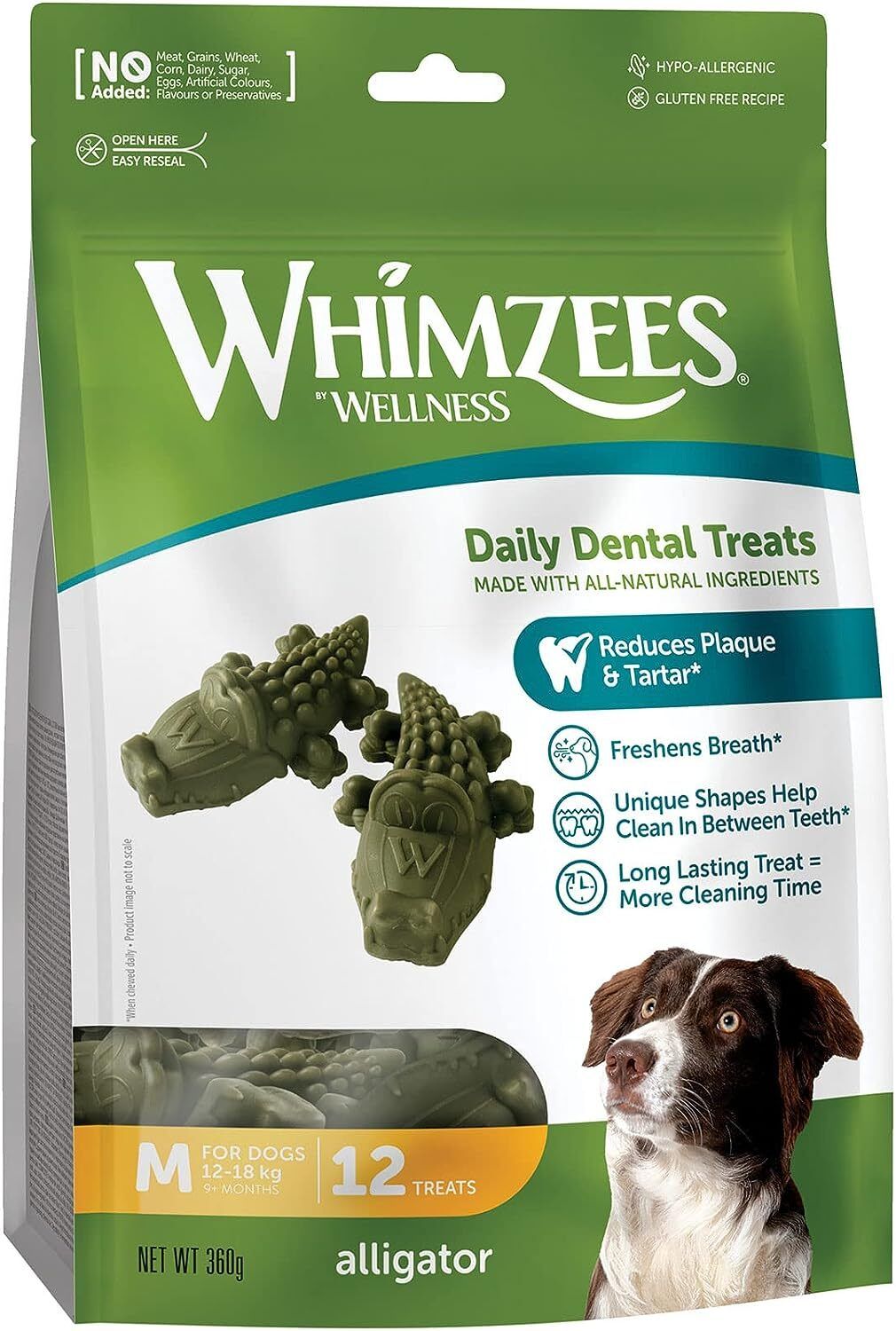 WHIMZEES 鱷魚形潔齒骨 12.7oz