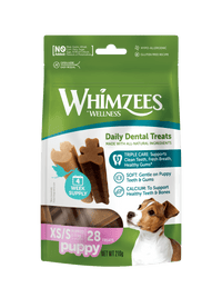 WHIMZEES 小型幼犬專用柔軟潔齒骨 28支裝