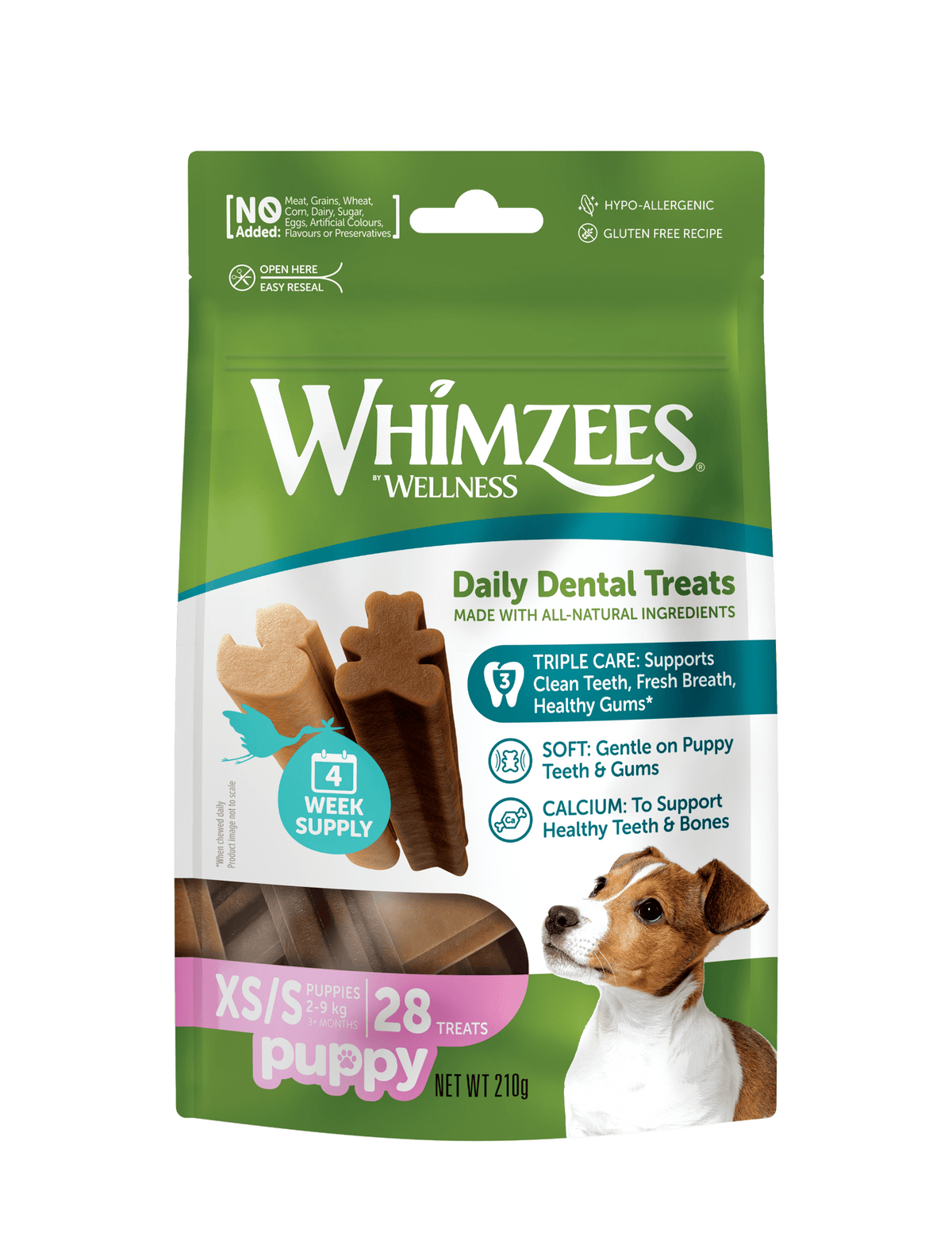 WHIMZEES 小型幼犬專用柔軟潔齒骨 28支裝