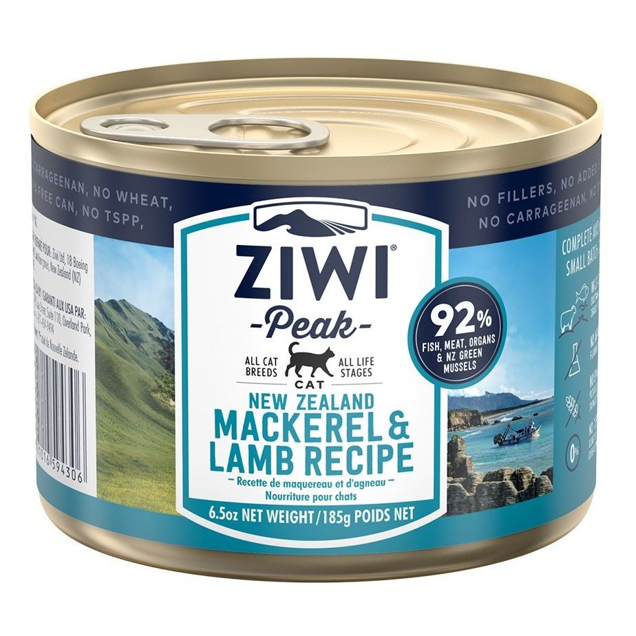 Ziwipeak 巔峰貓濕糧 - 無穀物 - 鯖魚羊肉配方
