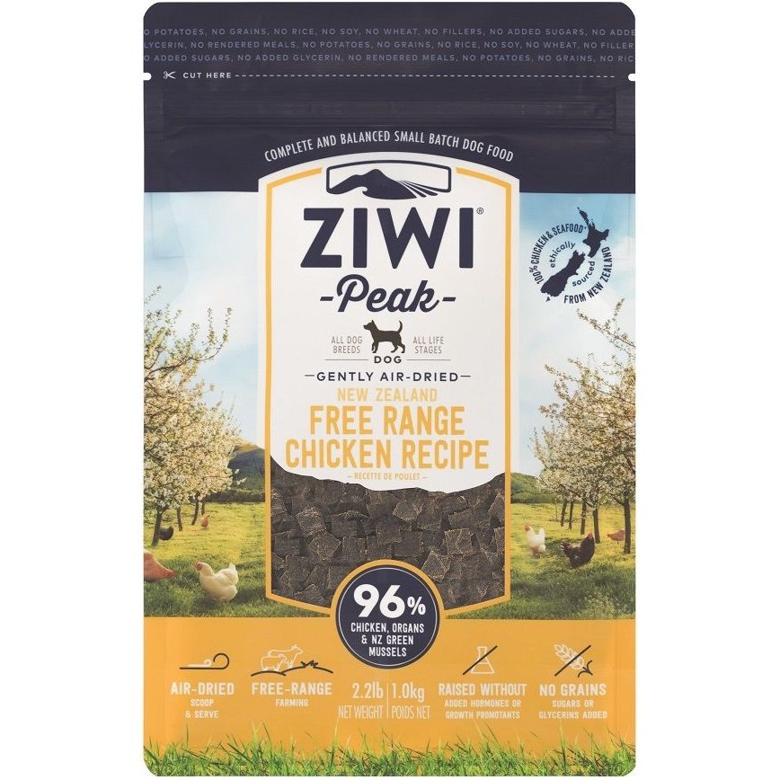 Ziwipeak 巔峰狗糧 - 風乾脫水 無穀物 - 放養雞配方