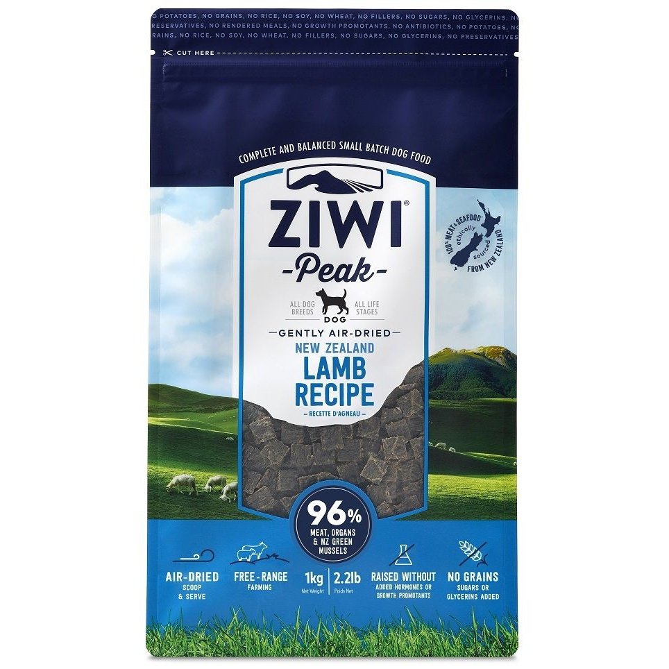 Ziwipeak 巔峰狗糧 - 風乾脫水 無穀物 - 羊肉配方