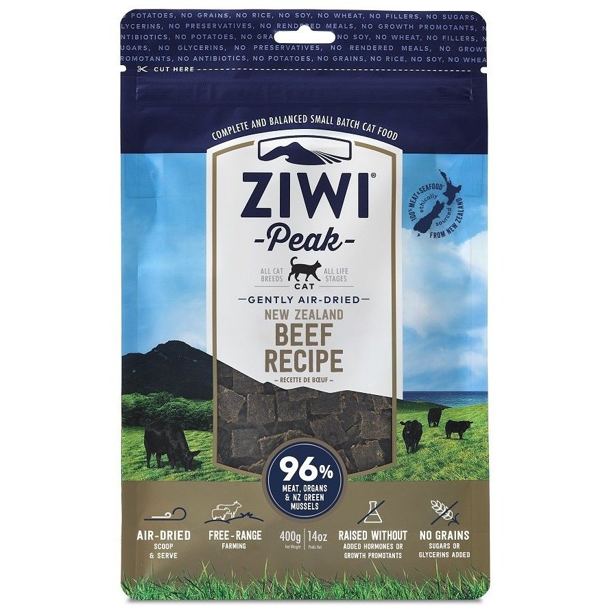 Ziwipeak 巔峰貓糧 - 風乾脫水 無穀物 - 牛肉配方