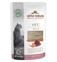 Almo Nature 貓濕糧 - HFC啫喱 - 吞拿魚及蝦 55g
