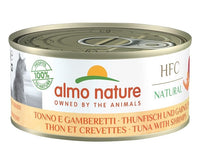 Almo Nature 貓濕糧 - HFC Natural - 鮮蝦吞拿魚 150g
