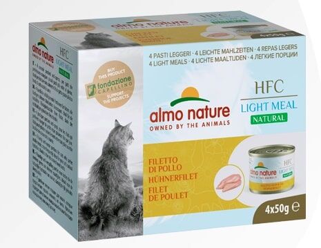 Almo Nature 健怡貓罐頭 -HFC- 雞柳配方 (50g x 4)