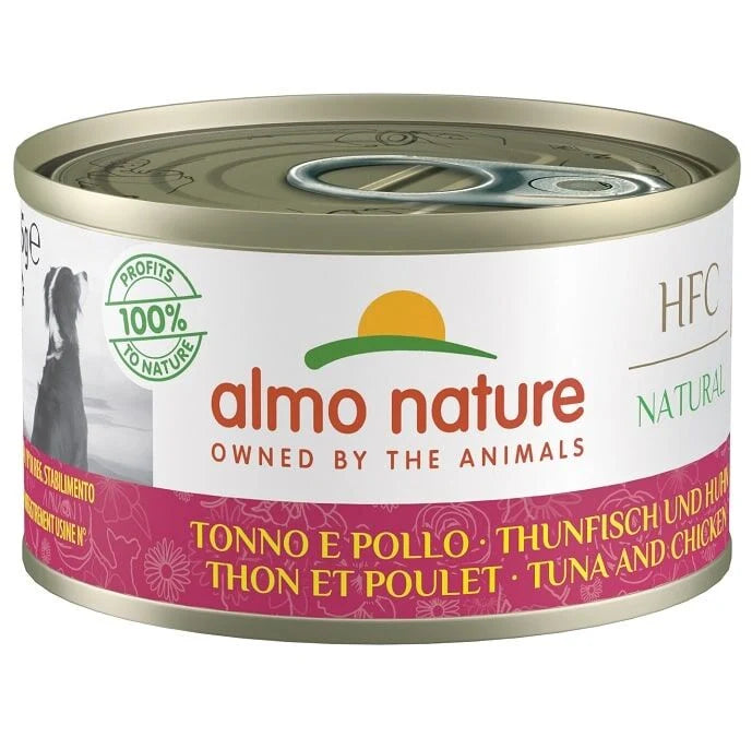 Almo Nature 狗濕糧 - HFC 吞拿魚雞肉 95g