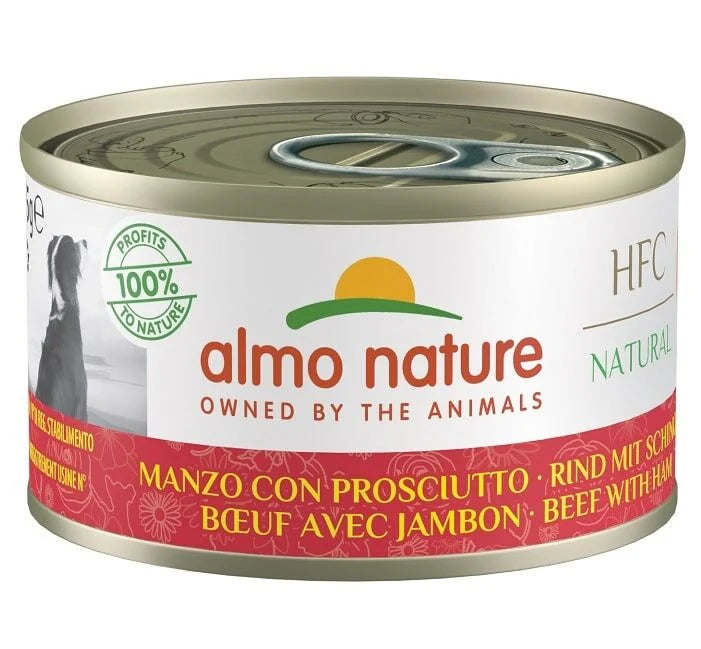 Almo Nature 狗濕糧 - HFC 牛肉火腿 95g