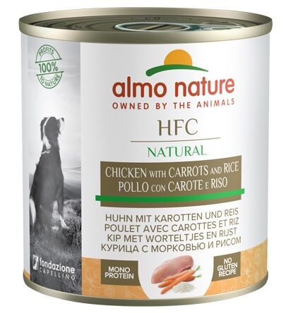 Almo Nature 狗濕糧 - HFC 雞肉紅蘿蔔 280g