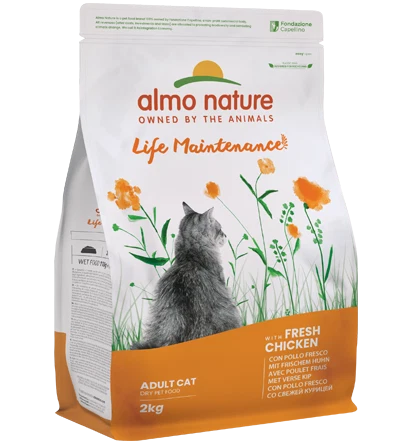 Almo Nature 貓乾糧 - Life Maintenance - 雞肉米飯配方