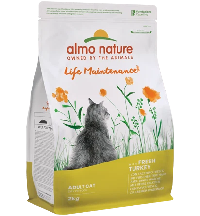 Almo Nature 貓乾糧 - Life Maintenance - 火雞肉配方
