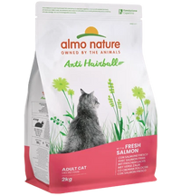 Almo Nature 貓乾糧 - 去毛球 - 三文魚配方 2kg