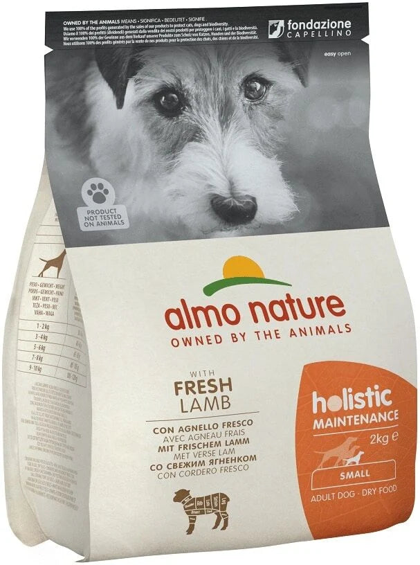 Almo Nature 狗乾糧 - Holistic 小型犬 - 羊肉配方 2kg