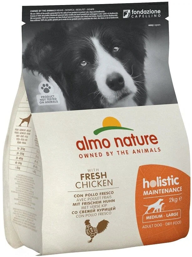 Almo Nature 狗乾糧 - Holistic 中大型犬 - 雞肉配方 2kg