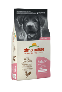 Almo Nature 狗乾糧 - Holistic 中型幼犬 - 雞肉配方 12kg