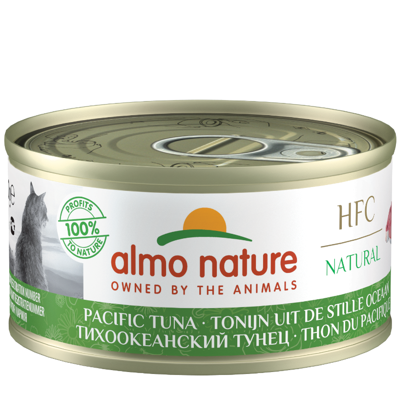 Almo Nature 貓濕糧 - HFC Natural - 太平洋吞拿魚 70g