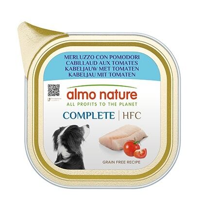 Almo Nature 狗罐頭 - HFC 鱈魚 蕃茄 150g