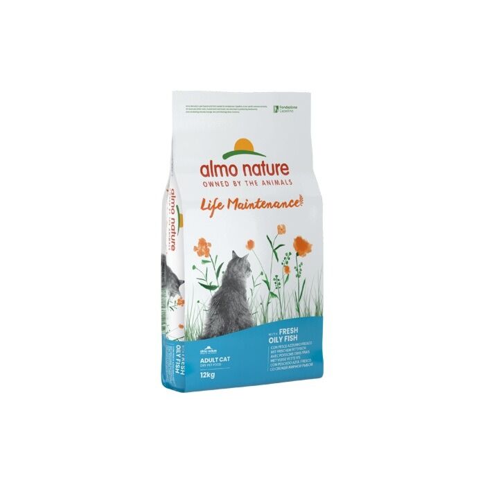 Almo Nature 貓乾糧 - Life Maintenance - 深海油魚配方