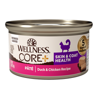 wellness_core_cat_canned_food_duck_chicken_pate_grain_free_recipe_for_skin_coat_health_2_8oz