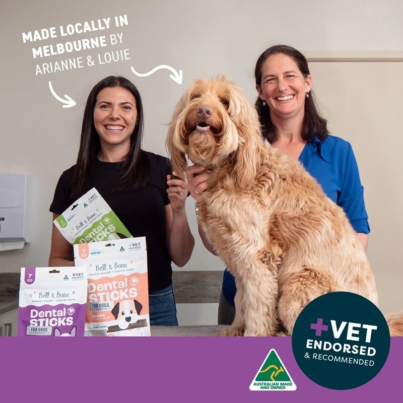 Bell_&_Bone_狗小食_袋鼠肉+薄荷薑黃天然潔齒棒7條