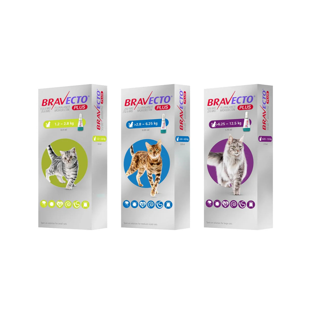 Bravecto Plus Spot-on For Cats 長效全方位貓用滴劑