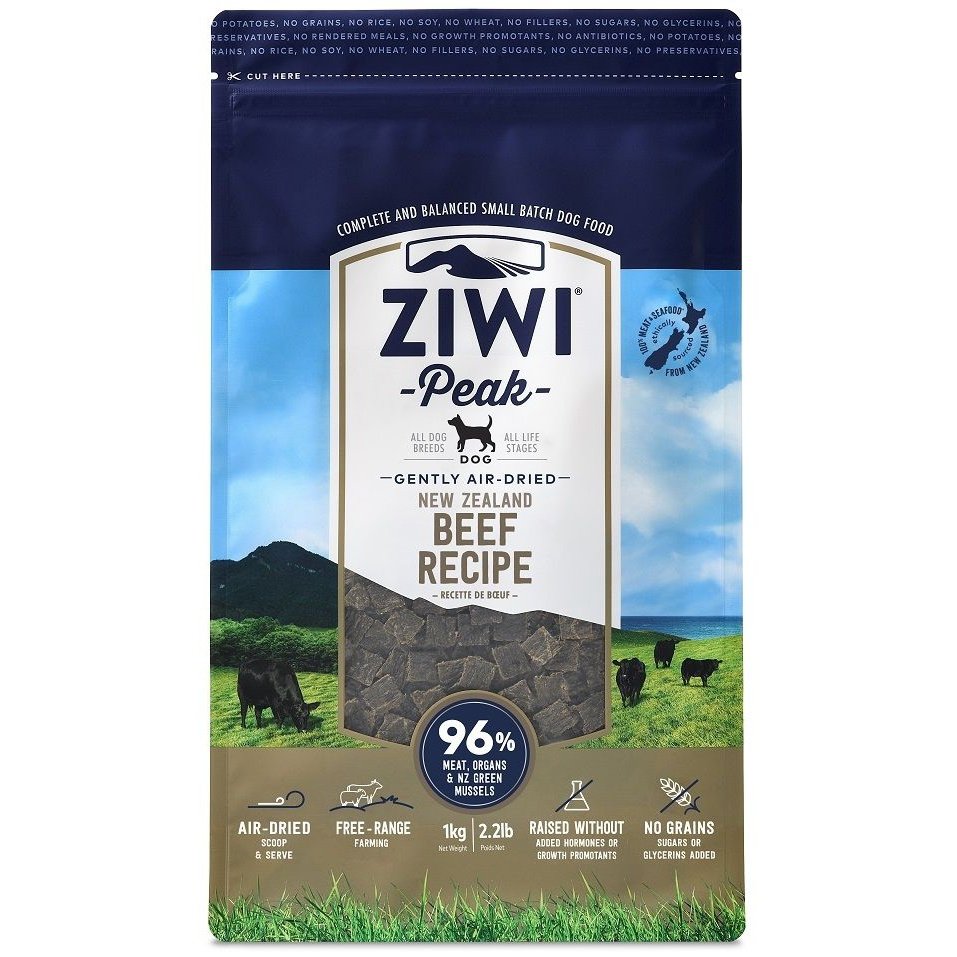 Ziwipeak 巔峰狗糧 - 風乾脫水 無穀物 - 牛肉配方