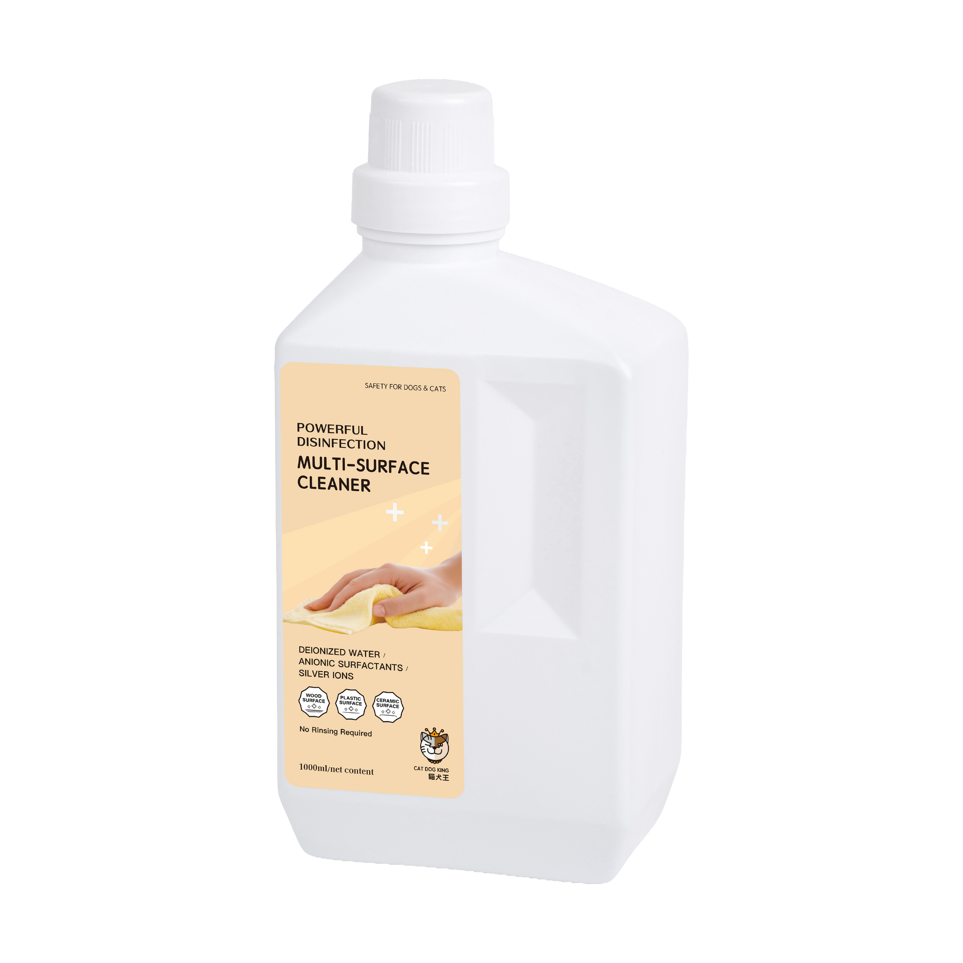 CAT DOG KING Disinfestion Mutli-Surface Cleaner 1000ml 除菌清潔液(多表面用) (1000ml)