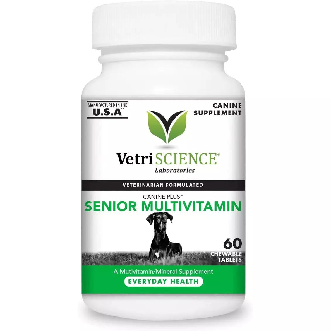 VetriScience Canine Plus Senior Multivitamin 60 Chewable Tablets 老年犬用綜合營養功能可咀嚼丸 (60粒裝)