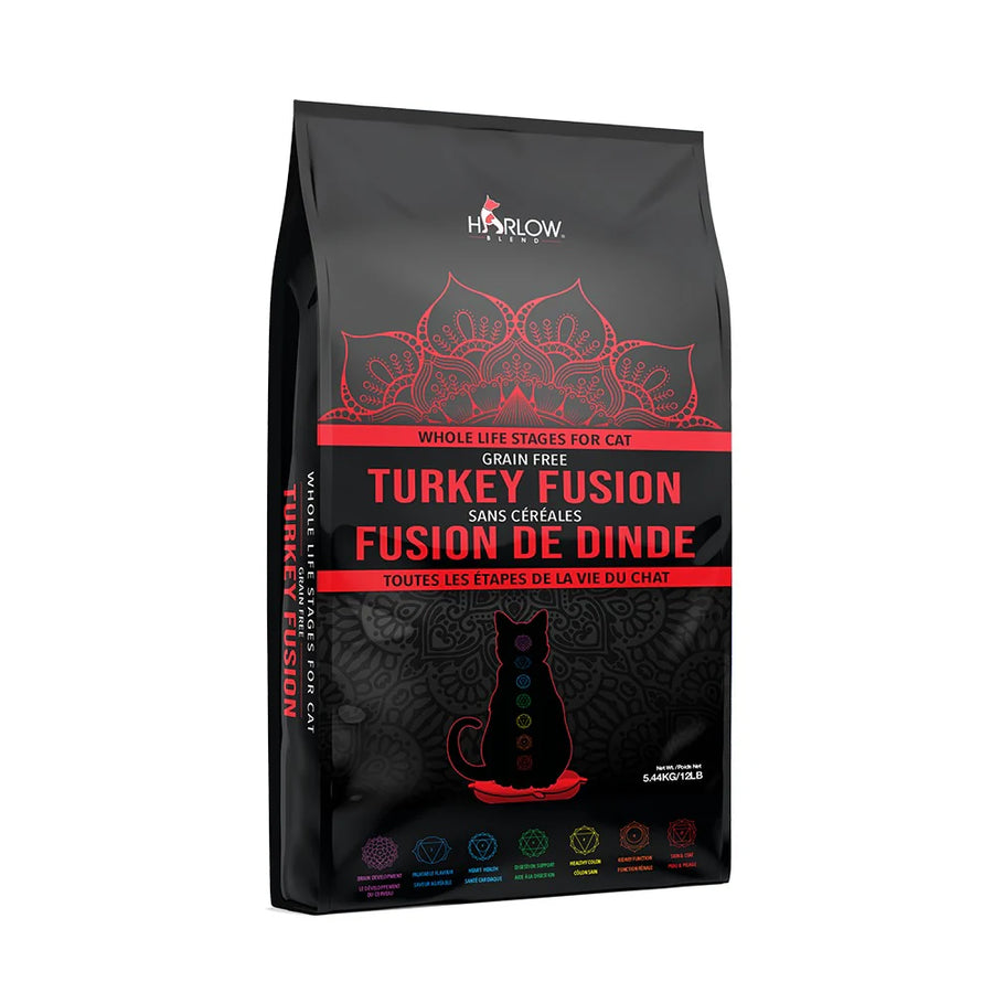 Harlow Blend - 無穀物鮮火雞拼海洋鱈魚蔬果全貓配方貓糧｜Harlow Blend 全貓糧 貓乾糧