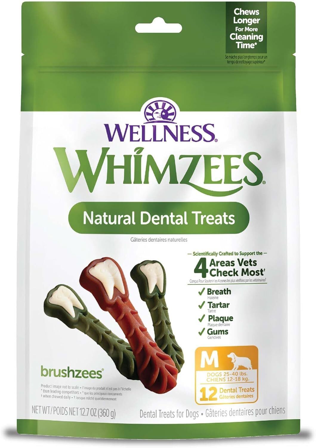 WHIMZEES 快樂牙刷形潔齒骨