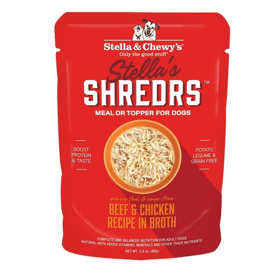 Stella & Chewy's 美國狗濕糧 - 肉絲滋味包系列 - 草飼牛+放養雞 配方 2.8oz