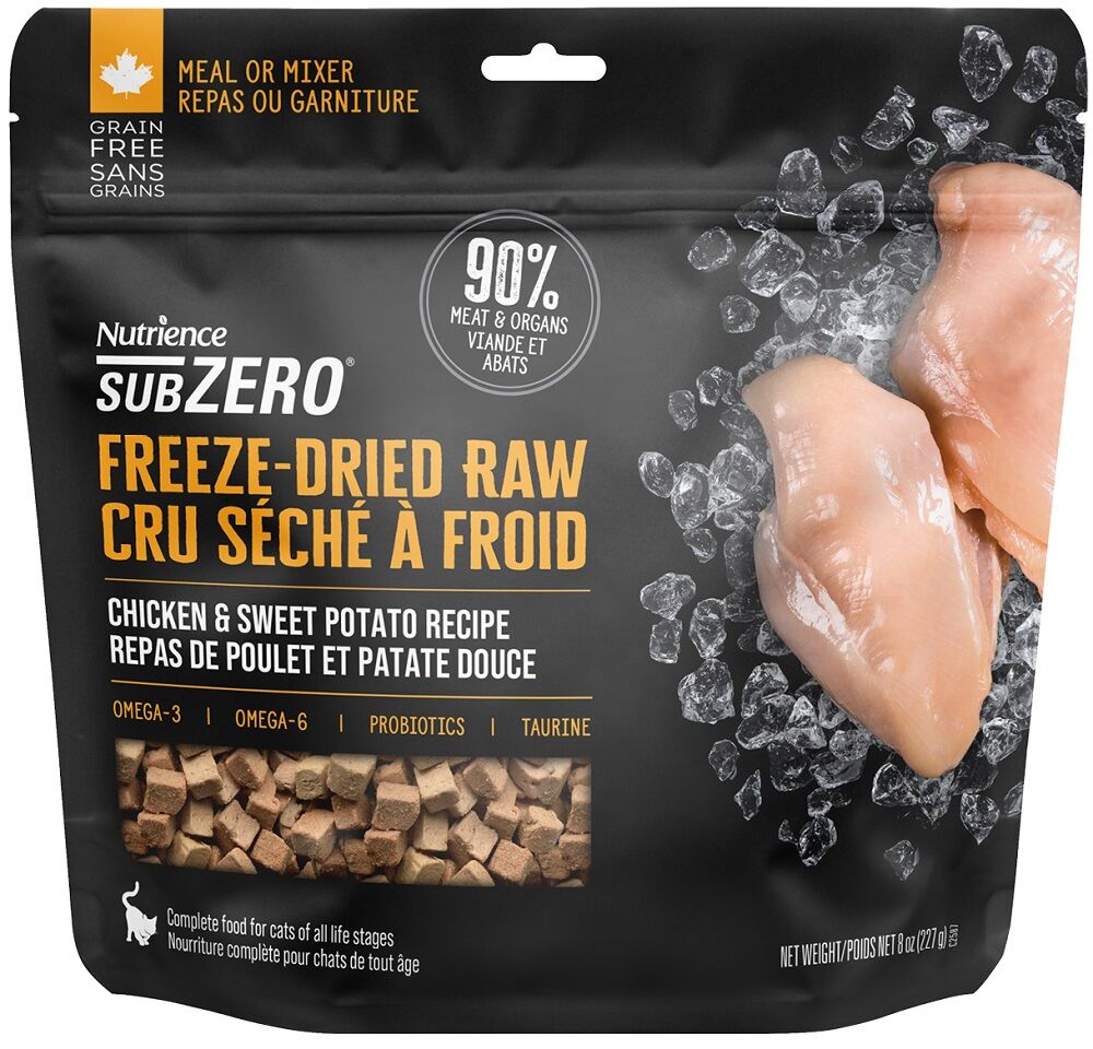Nutrience_Sub_Zero_高蛋白凍乾生雞肉_甜薯配方_全貓