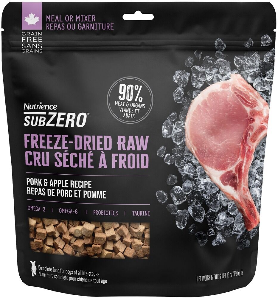 Nutrience_Sub_Zero_高蛋白凍乾生豬肉_蘋果配方_全犬