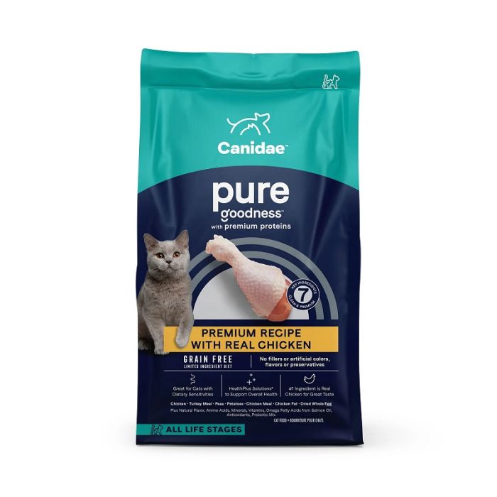 Canidae 美國咖比貓乾糧 - PURE 無穀物 - 雞肉全貓配方 / Dry Cat Food with Chicken
