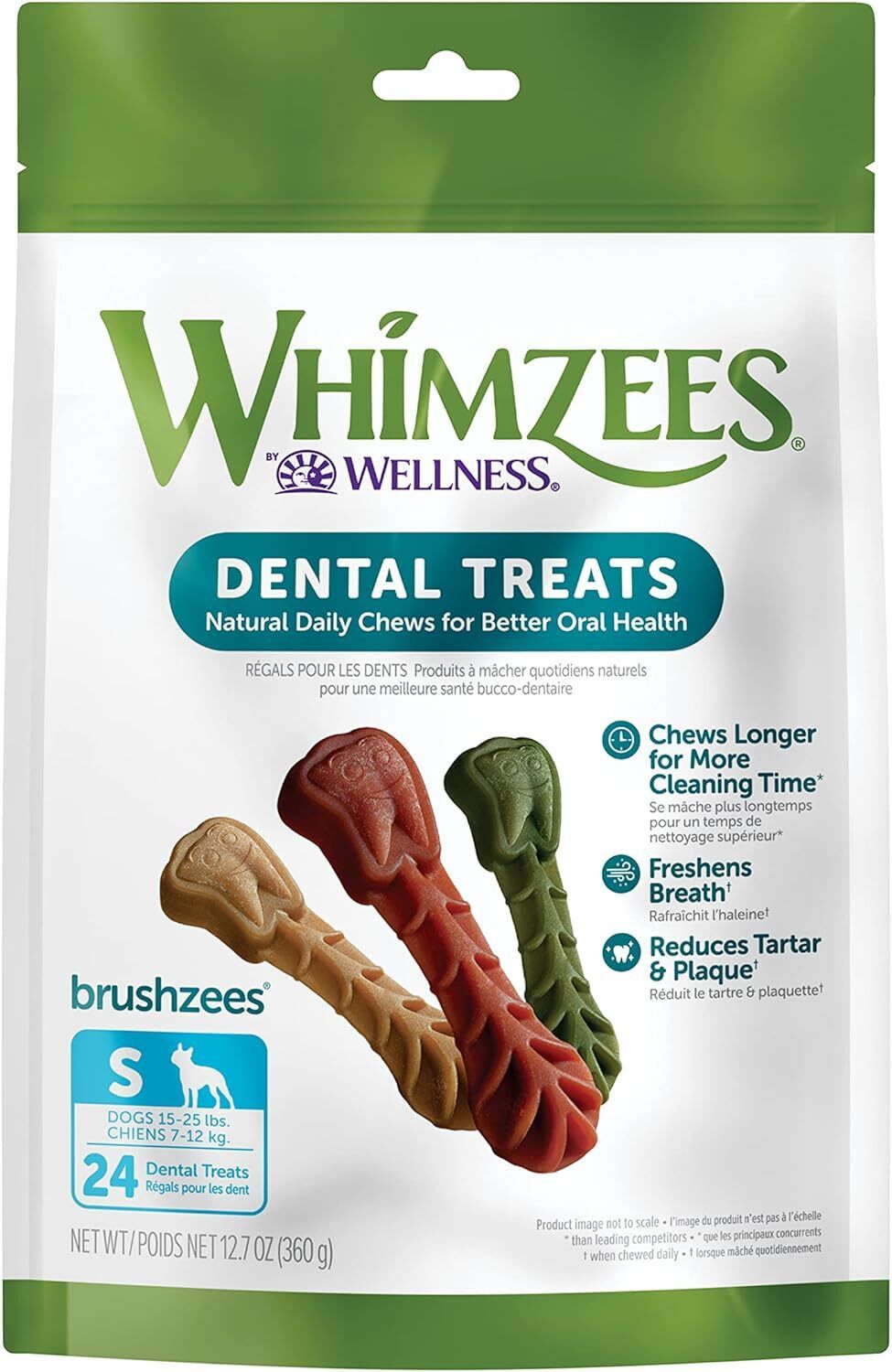 WHIMZEES 快樂牙刷形潔齒骨