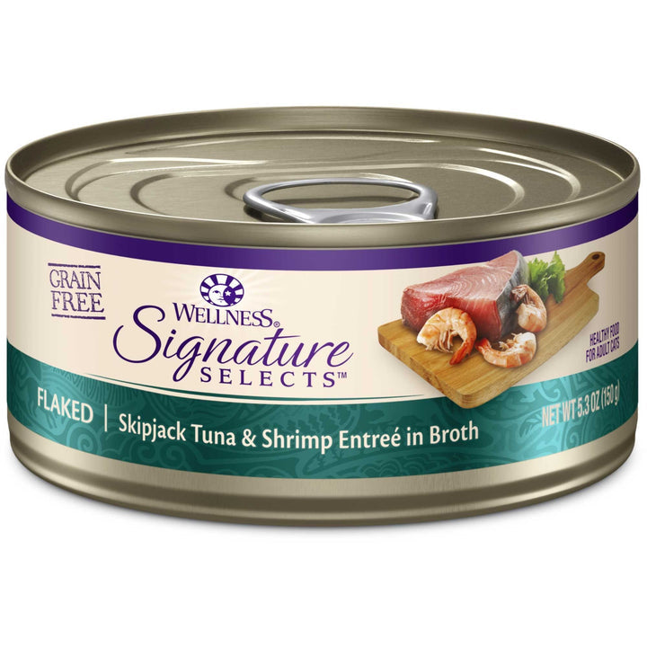 wellness_cat_canned_food_signature_selects_grain_free_flaked_skipjack_tuna_shrimp