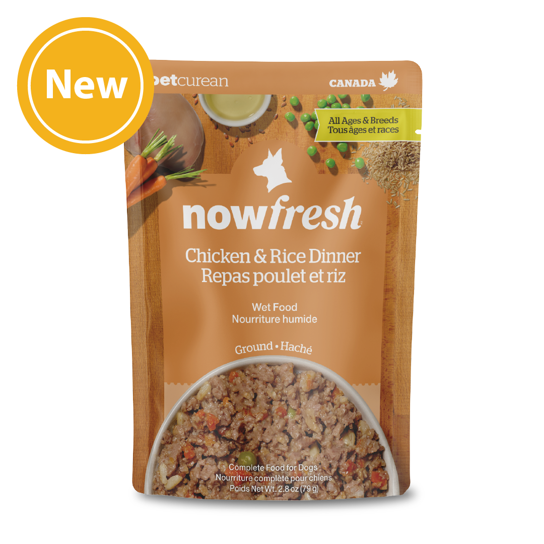 NowFresh - 狗濕糧 - 全年齡犬 雞肉及糙米濕包2.8oz