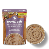 NowFresh 狗濕糧 老年犬 雞肉及三文魚肉醬包2.8oz