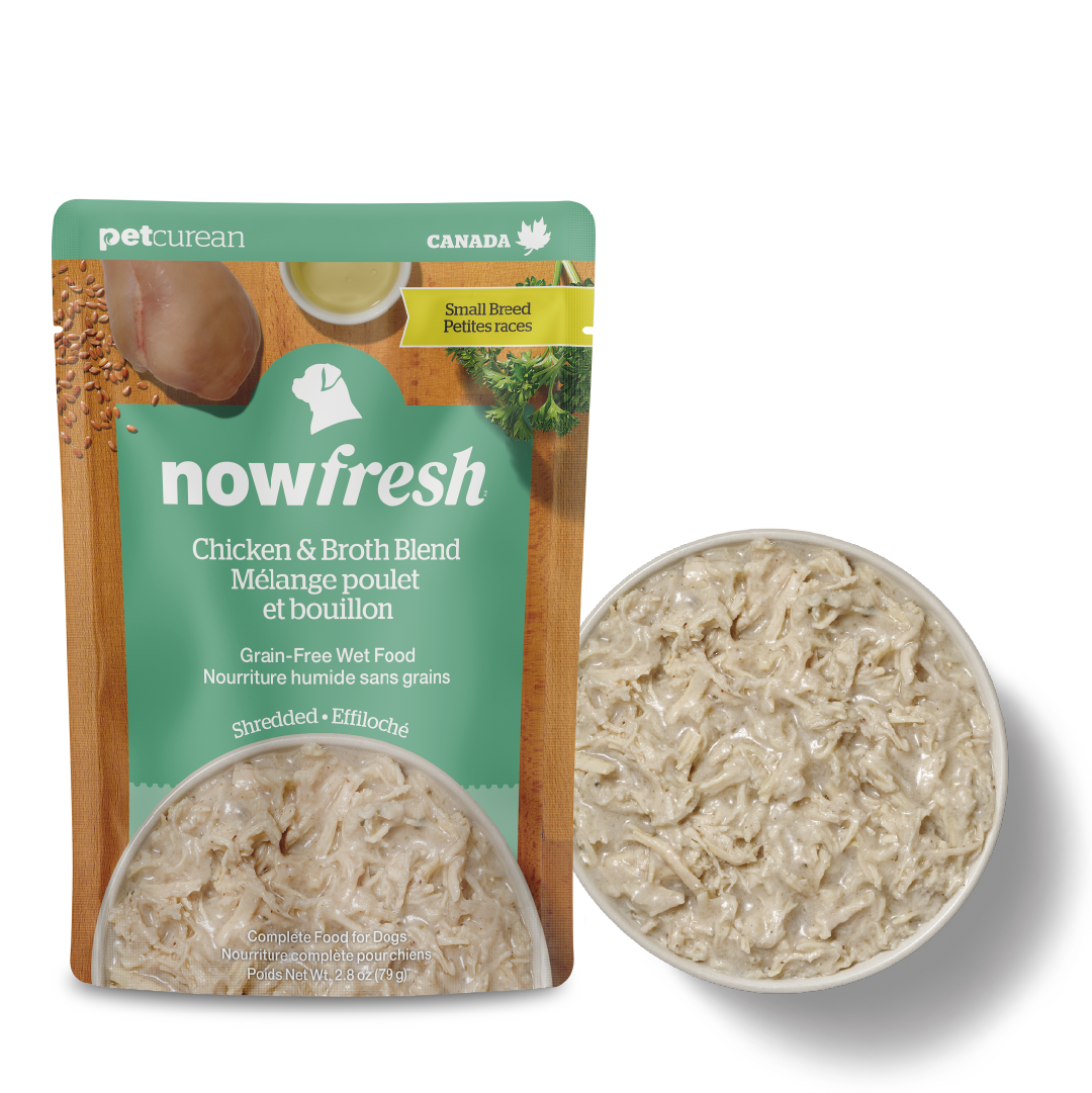 NowFresh 狗濕糧 全年齡小型犬 雞肉肉絲湯包2.8oz