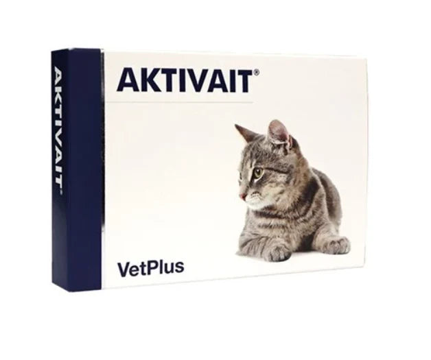 VetPlus - AKTIVAIT CAT (Brain Health Supplements) 60caps 腦活素 貓用款 (60粒 膠囊款)