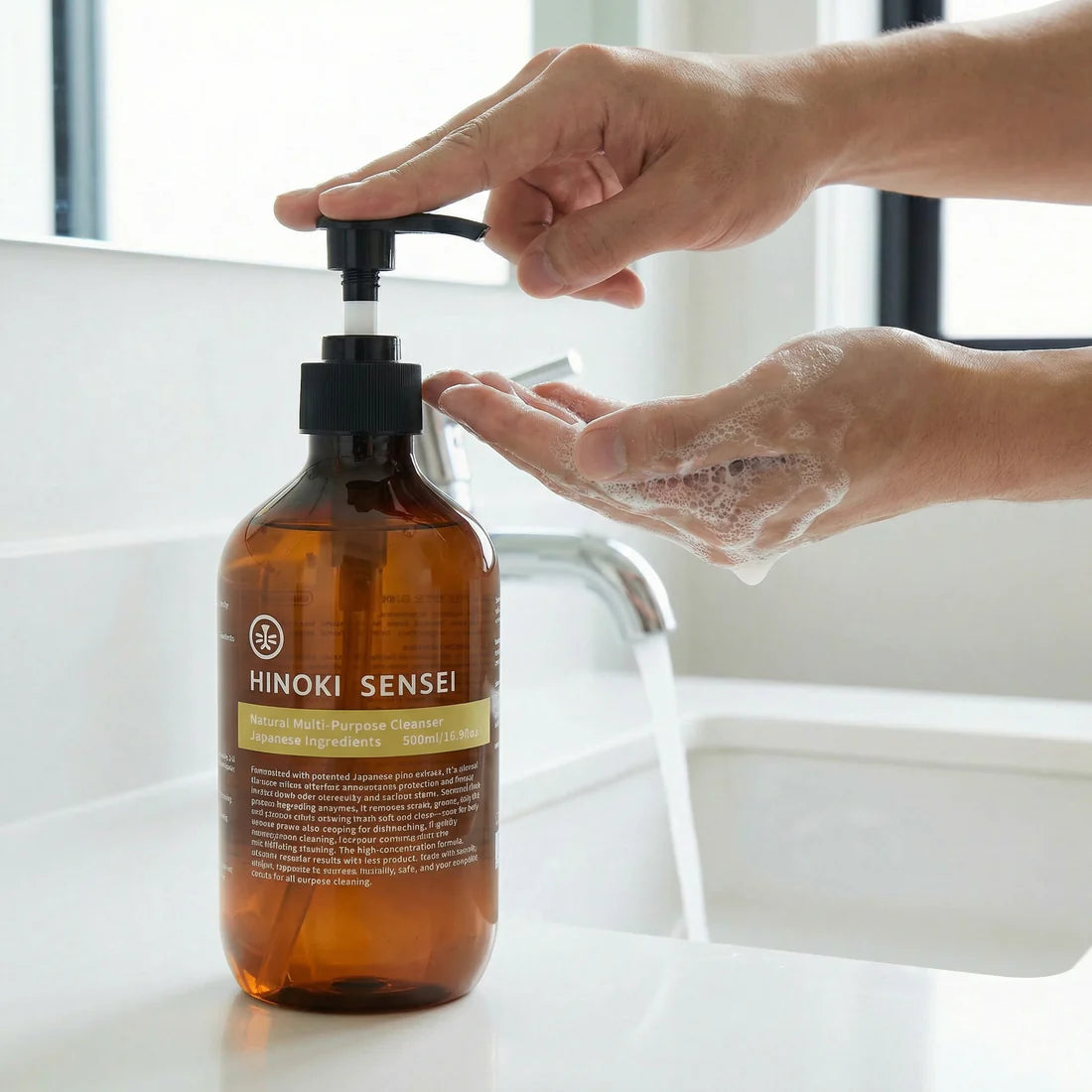 檜沐先生 3合1洗衣・洗碗・洗手清潔露 500ml Hinoki Sensei 3-in-1 Laundry, Dish & Hand Wash 500ml