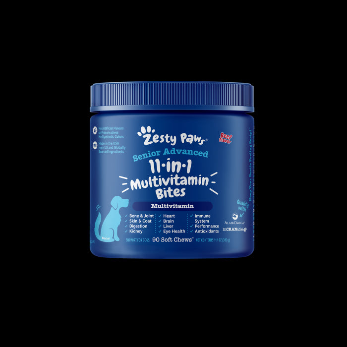 Zesty_Paws_11_in_1_Multivitamin_Bites_11合1多種維他命咀嚼軟粒_牛肉味(高齡犬用)